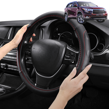 Steering Wheel Cover Pro Extra Layer for Toyota Kluger 2014 - 2020 (XU50) - Breathable & Anti-Slip - Circle 38 cm (Copy)