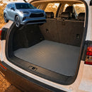 6D Diamond Car Boot Cargo Mat for Toyota Kluger 2021 - Current (XU70) - Heavy Duty Carpet Liner - All-Weather Resistance - Easy to use - Odorless Material - Black & Grey-16