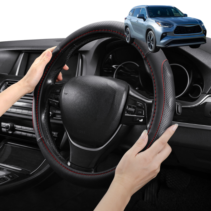 Steering Wheel Cover Pro Extra Layer for Toyota Kluger 2021 - Current (XU70) - Breathable & Anti-Slip