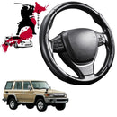 Black Samurai Segmented Steering Wheel Cover for Toyota LandCruiser 70 Double Cab 2014 - Current-1
