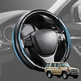 Segmented Steering Wheel Cover for Toyota LandCruiser 70 Double Cab 2014 - Current - Universal Size