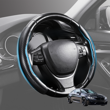 Segmented Steering Wheel Cover for BMW M4 2014 - 2020 (F82 F83) - Universal Size