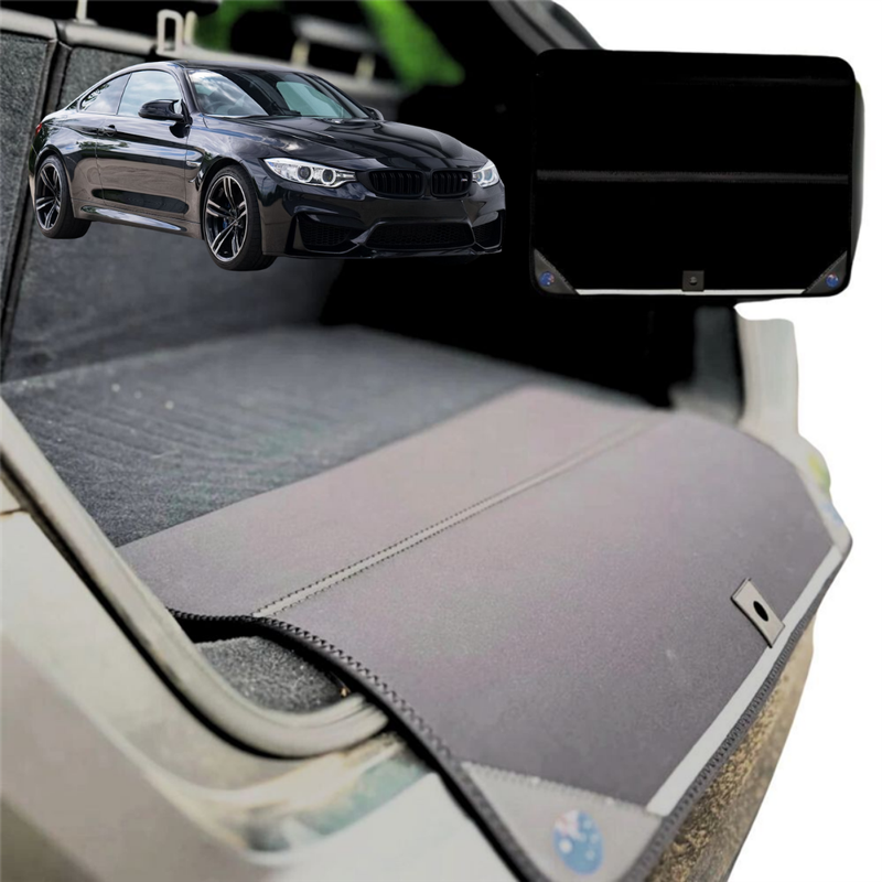 Rear Cargo Boot Bumper Protector for BMW M4 2014 - 2020 (F82 F83) - Standard (72 x 55) - Black