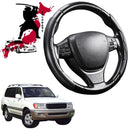 Black Samurai Segmented Steering Wheel Cover for Toyota LandCruiser 100 1998 - 2007-1