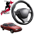 Black Samurai Segmented Steering Wheel Cover for Toyota Lexcen VN-VP 1989 - 1993-1