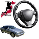 Black Samurai Segmented Steering Wheel Cover for Toyota Lexcen VN-VP 1993 - 1997-1