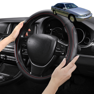 Steering Wheel Cover Pro Extra Layer for Toyota Lexcen VN-VP 1993-1997 - Breathable & Anti-Slip - Circle 38 cm