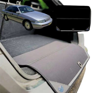 Rear Cargo Boot Bumper Protector for Toyota Lexcen VN-VP 1993 - 1997 - Standard (72 x 55) - Black