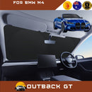 Front Windscreen Sun Shade for BMW M4 2021 - Current (G82 G83) - Standard 150 x 85 cm - Black-1