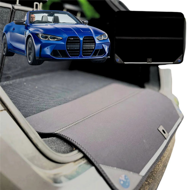 Rear Cargo Boot Bumper Protector for BMW M4 2021 - Current (G82 G83) - Standard (72 x 55) - Black