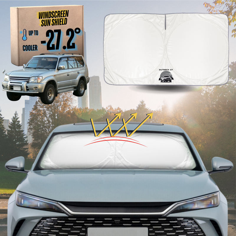 Front Windscreen Sun Shade for Toyota Prado 1996 - 2003 90 Series - XL 160 x 100 cm