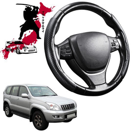 Black Samurai Segmented Steering Wheel Cover for Toyota Prado 2002 - 2009 (J120)