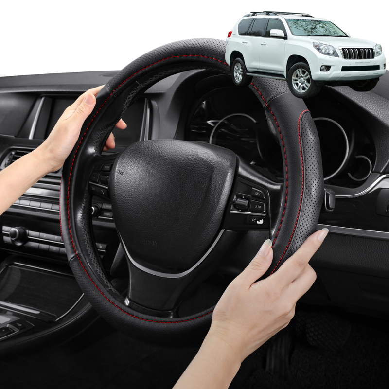 Steering Wheel Cover Pro Extra Layer for Toyota Prado 2009 - 2013 (J150) - Breathable & Anti-Slip