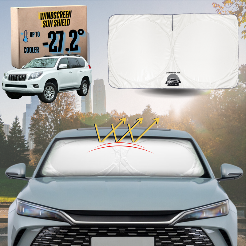 Front Windscreen Sun Shade for Toyota Prado 2009 - 2013 (J150) - Standard 150 x 85 cm