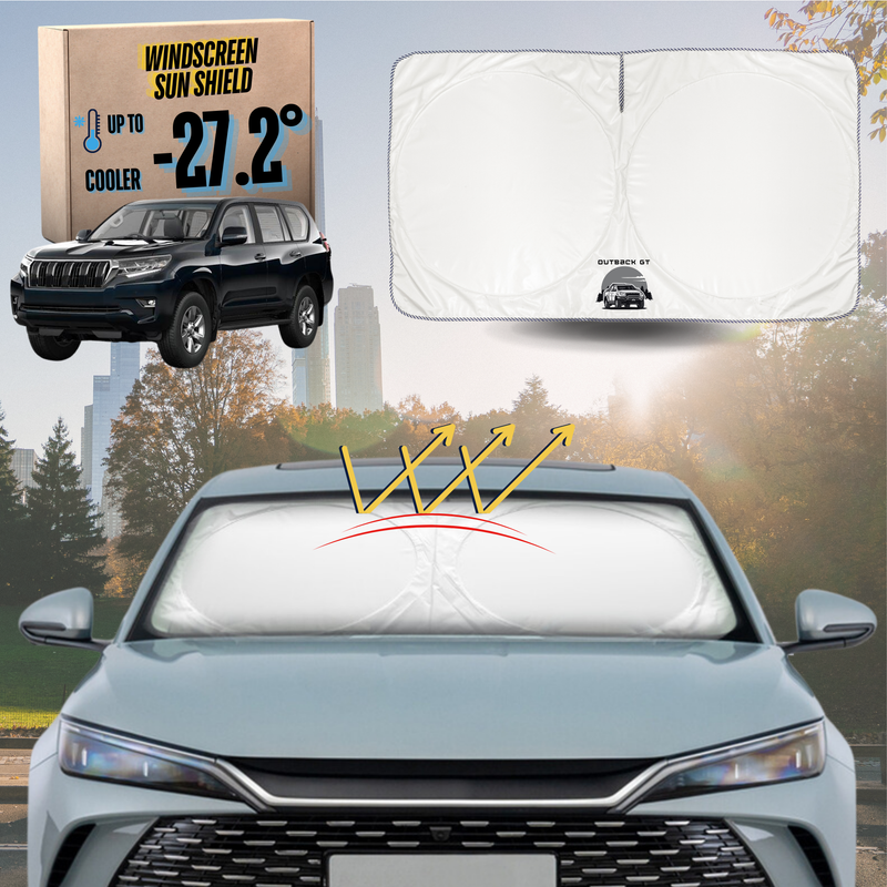 Front Windscreen Sun Shade for Toyota Prado 2013 - 2024 (J150) - Standard 150 x 85 cm
