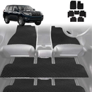 6D Diamond Car Floor Mats for Toyota Prado 2013 - 2024 (J150) - Custom-Fit Carpet Liner-20