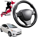 Black Samurai Segmented Steering Wheel Cover for Toyota Prius C 2012 - 2020 NHP10-1