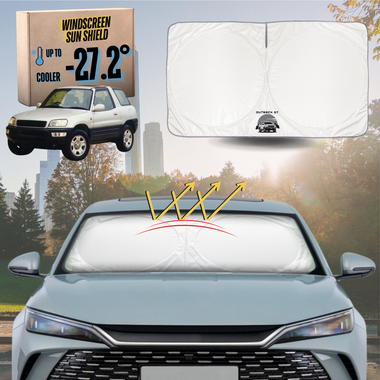 Front Windscreen Sun Shade for Toyota RAV4 1994 - 2000 2-Door (XA10) - Standard 150 x 85 cm