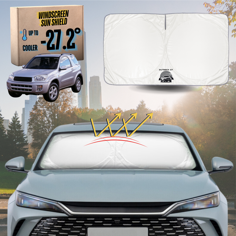Front Windscreen Sun Shade for Toyota RAV4 2000 - 2005 4-Door (XA20) - Standard 150 x 85 cm