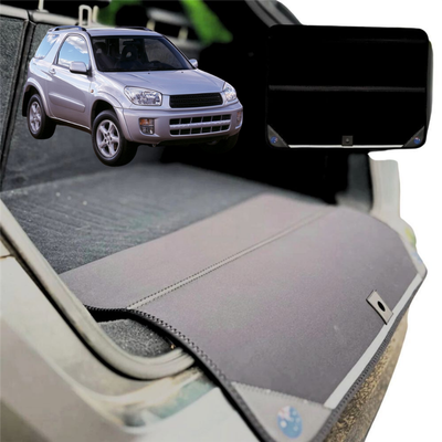 Rear Cargo Boot Bumper Protector for Toyota RAV4 2000 - 2005 4-Door (XA20) - XL (98 x 55) - Black