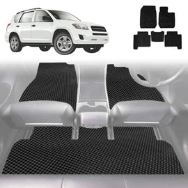 6D Diamond Car Floor Mats for Toyota RAV4 2006 - 2012 (XA30) - Custom-Fit Carpet Liner
