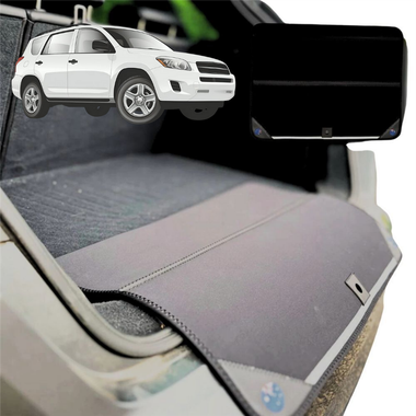 Rear Cargo Boot Bumper Protector for Toyota RAV4 2006 - 2012 (XA30) - XL (98 x 55) - Black