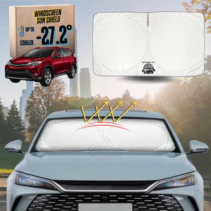 Front Windscreen Sun Shade for Toyota RAV4 2012 - 2019 (XA40) - Standard 150 x 85 cm