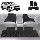6D Diamond Car Floor Mats for Toyota RAV4 2019 - Current (XA50) - Custom-Fit Carpet Liner-1