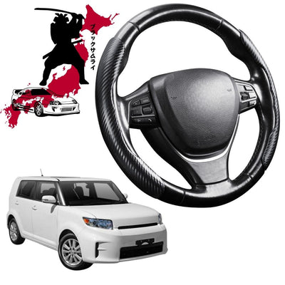 Black Samurai Segmented Steering Wheel Cover for Toyota Rukus 2010 - 2015