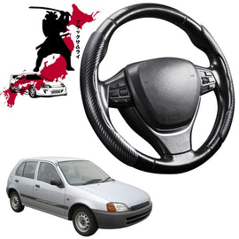 Black Samurai Segmented Steering Wheel Cover for Toyota Starlet 1996 - 1999 (P90)