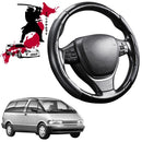 Black Samurai Segmented Steering Wheel Cover for Toyota Tarago 1990 - 2000 (XR10)-1