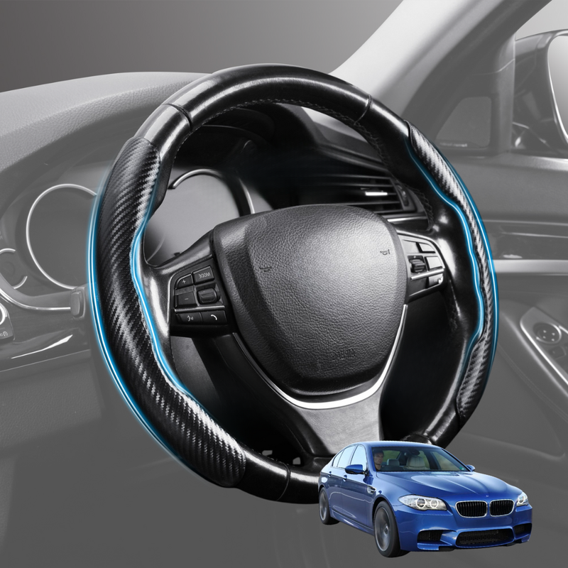 Segmented Steering Wheel Cover for BMW M5 2017 - Current (F90) - Universal Size