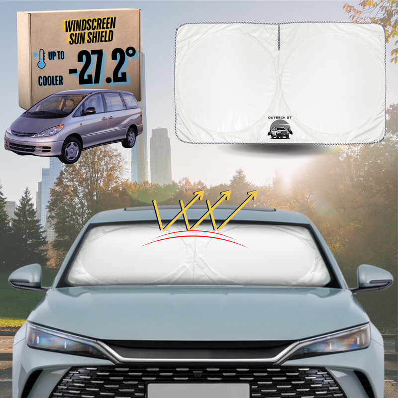 Front Windscreen Sun Shade for Toyota Tarago 2000 - 2006 - XL 160 x 100 cm