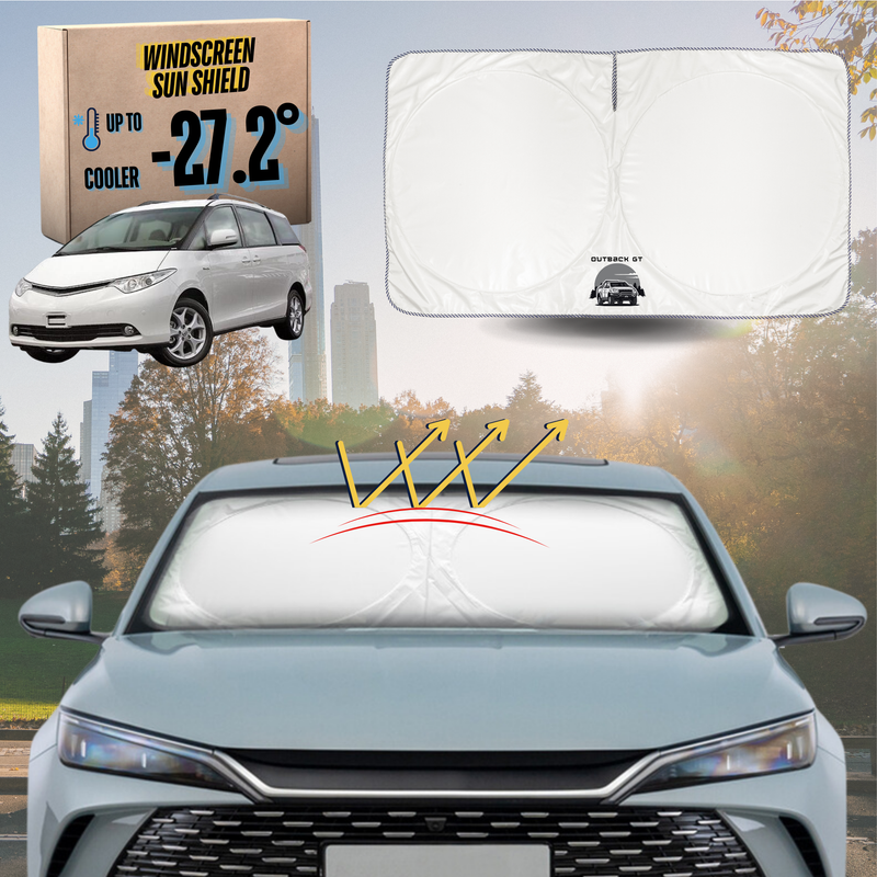 Front Windscreen Sun Shade for Toyota Tarago 2006 - 2020 (Estima) 7 Seater - XL 160 x 100 cm