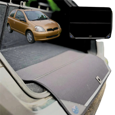 Rear Cargo Boot Bumper Protector for Toyota Yaris 1999 - 2005 (Echo, Platz, XP10/XP20) - Standard (72 x 55) - Black