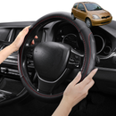 Steering Wheel Cover Pro Extra Layer for Toyota Yaris 1999-2005 (Echo, Platz, XP10/XP20) - Breathable & Anti-Slip - Circle 38 cm-1