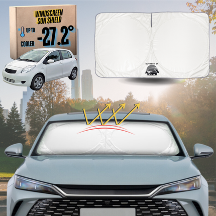 Front Windscreen Sun Shade for Toyota Yaris 2005 - 2010 XP90 - Standard 150 x 85 cm