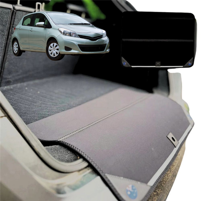 Rear Cargo Boot Bumper Protector for Toyota Yaris 2011 - 2020 XP90, XP130 - Standard (72 x 55) - Black