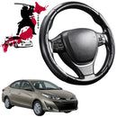 Black Samurai Segmented Steering Wheel Cover for Toyota Yaris 2020 - Current-1