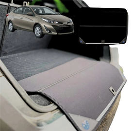 Rear Cargo Boot Bumper Protector for Toyota Yaris 2020 - Current - Standard (72 x 55) - Black