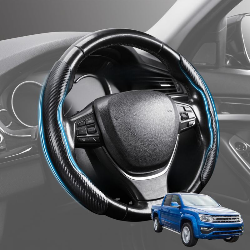 Segmented Steering Wheel Cover for VolksWagen Amarok Dual Cab 2010 - 2022 2H, 2H Facelift - Universal Size