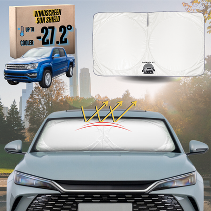 Front Windscreen Sun Shade for VolksWagen Amarok Dual Cab 2010 - 2022 2H, 2H Facelift - Standard 150 x 85 cm