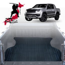 Black Samurai UTE Tub Mat Tray Liner for VolksWagen Amarok Dual Cab 2022 - Current 2H Facelift-1