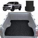 Honeycomb UTE Tub Mat Tray Liner for VolksWagen Amarok Dual Cab 2022 - Current 2H Facelift - Black & Grey-1