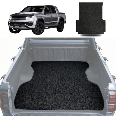 Honeycomb UTE Tub Mat Tray Liner for VolksWagen Amarok Dual Cab 2022 - Current 2H Facelift - Black & Grey