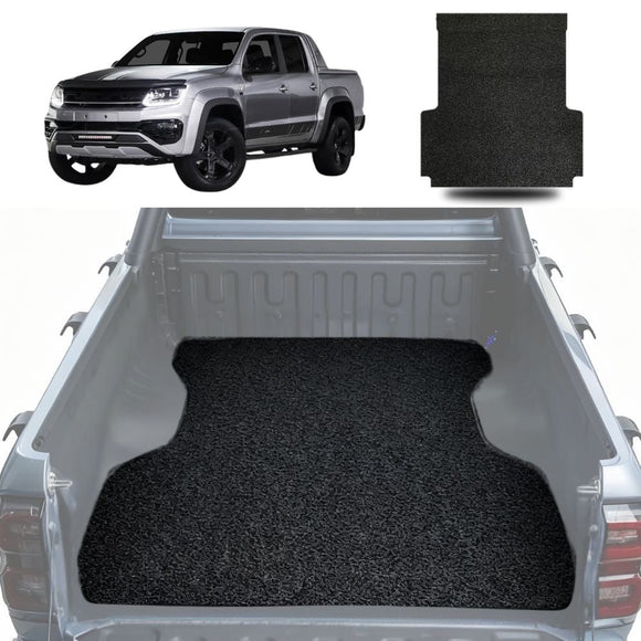 Honeycomb UTE Tub Mat Tray Liner for VolksWagen Amarok Dual Cab 2022 - Current 2H Facelift - Black & Grey