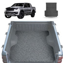 Honeycomb UTE Tub Mat Tray Liner for VolksWagen Amarok Dual Cab 2022 - Current 2H Facelift - Black & Grey-10