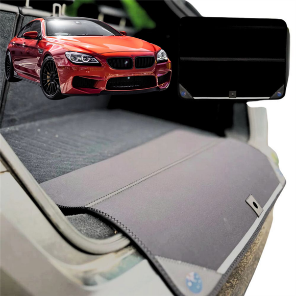 Rear Cargo Boot Bumper Protector for BMW M6 2011 - 2018 F12, F13, F06 - Standard (72 x 55) - Black