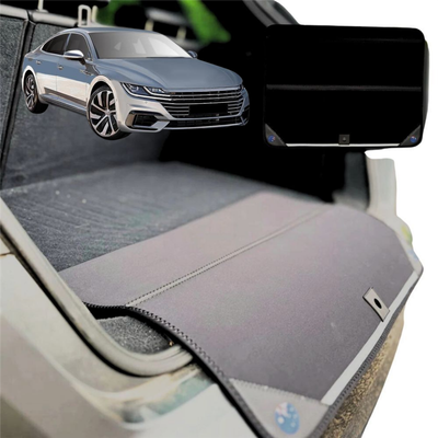 Rear Cargo Boot Bumper Protector for VolksWagen Arteon 2017 - Current 3H - Standard (72 x 55) - Black