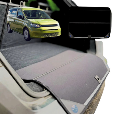 Rear Cargo Boot Bumper Protector for VolksWagen Caddy 2021 - Current Front Only - XL (98 x 55) - Black